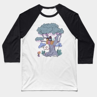 Catra and Melog Treehouse Baseball T-Shirt